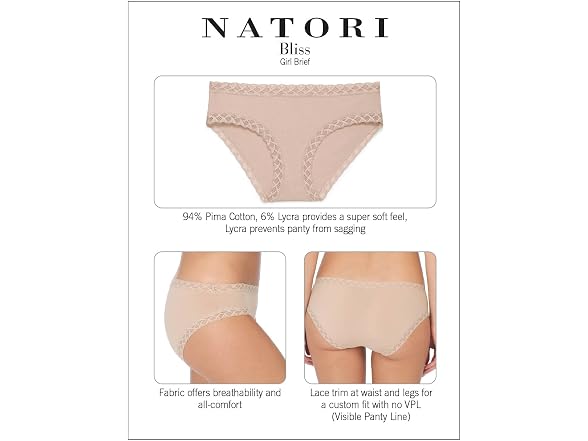 Natori Women (S) Bliss: Girl Brief