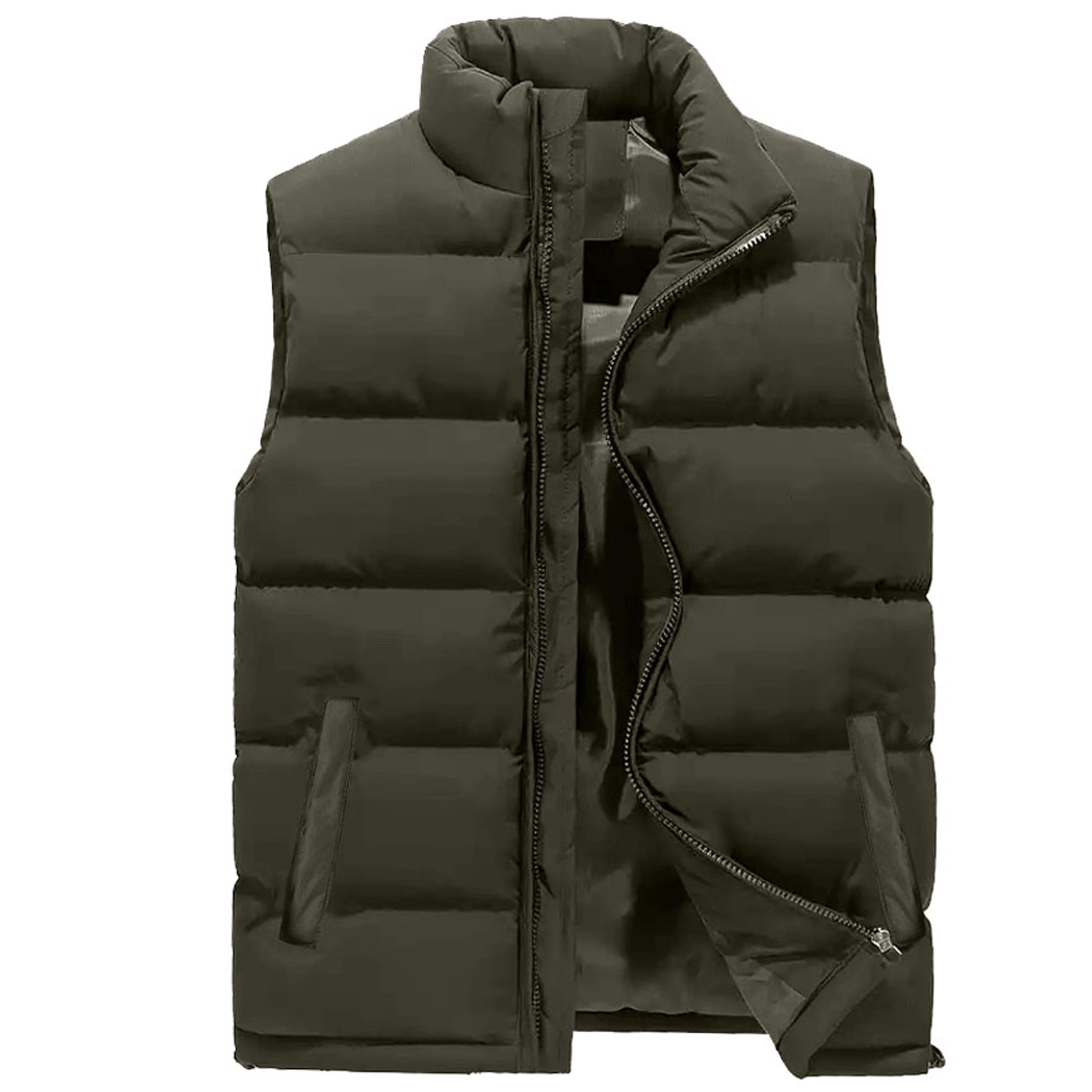 Mens Heavyweight Puffer Bubble Vest - Gallery 33