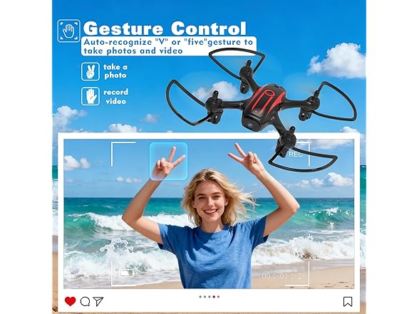 Sozun Remote Control Mini Drone