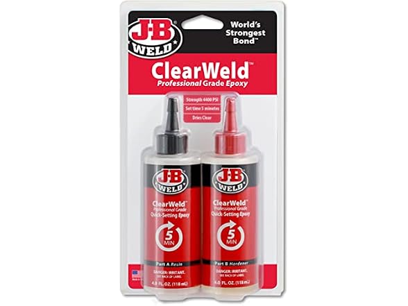 J-B Weld Jb Clearweld Epoxy 8oz