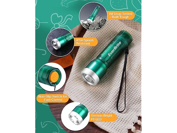 EverBrite Transparent plastic flashlight