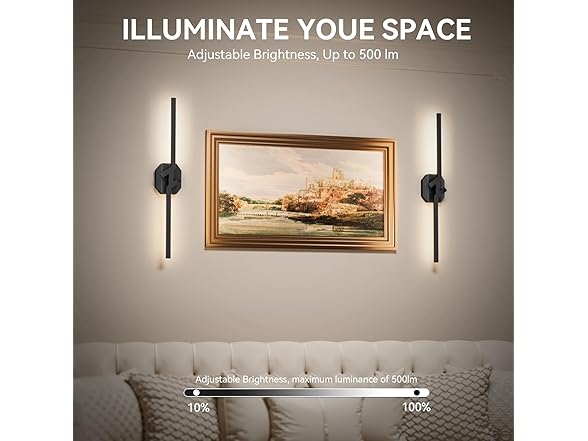 hunhun Battery Operated Wall Sconce