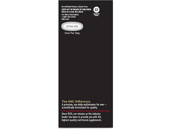 GNC Mega Men One Daily Multivitamin 60ct