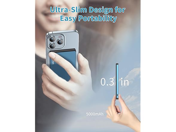 ZBF 5,000mAh Slim 20W Magsafe Power Bank