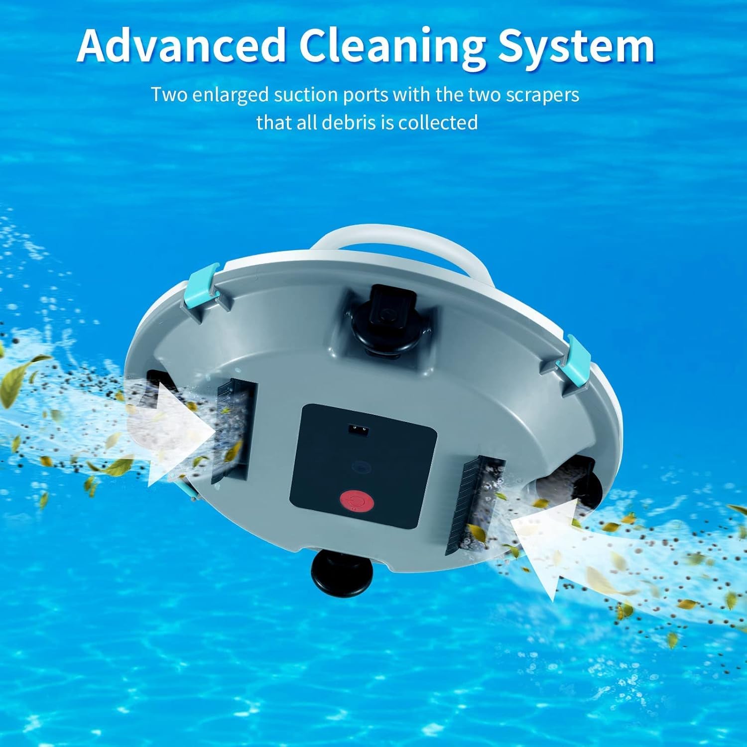 Moolan S1 Cordless Pool Vacuum Cleaner White - Gallery 12