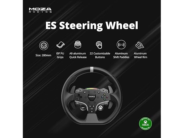MOZA R3 Wheel and Pedals Kit for Xbox &