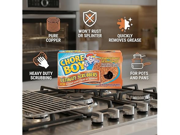 Generic Heavy Duty Copper Scrubber for Pots and