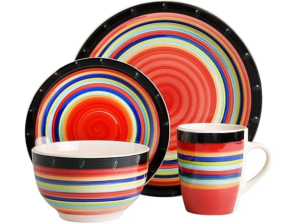 16Pc Or 32Pc Casa Stella Dinnerware Set