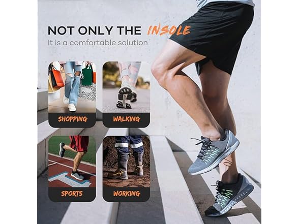 Plantar Fasciitis Relief Insoles M - Gallery 6