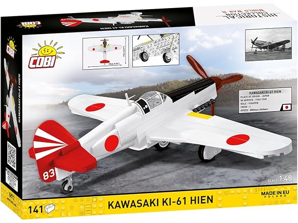 COBI WWII Kawasaki Ki-62 Hien Plane, 141 Pieces