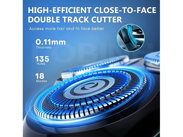 Rechargeable Waterproof Electric Shaver