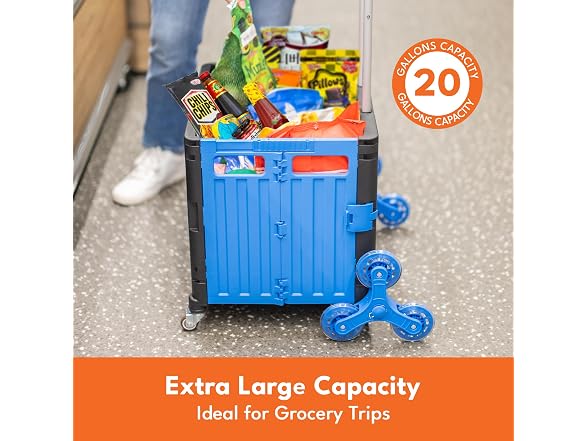 Heavy Duty Cart with Wheels and Telescopic Handle