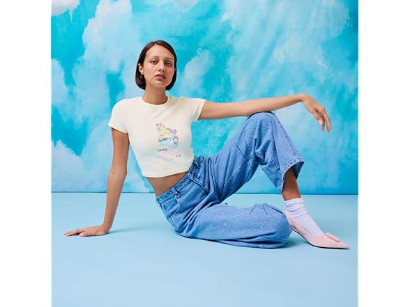 Samii Ryan Women Living My Best Life Baby Tee
