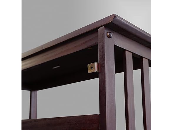 Casual Home Mission Style 5-Shelf Bookcase