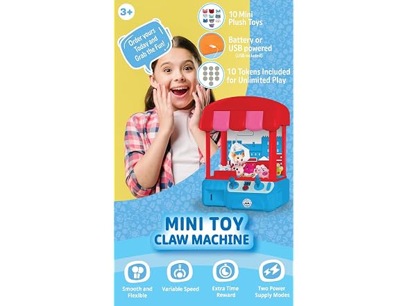 Mini Claw Machine Toy for Kids