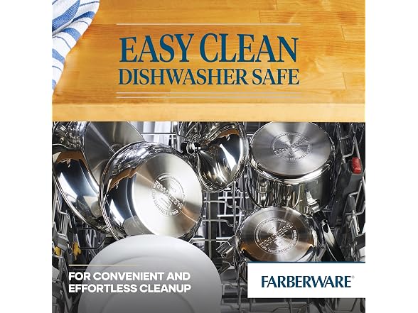 Farberware Large Stainless Steel 16 Quart Stock Pot 