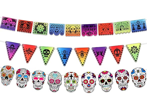HOWAF Day of The Dead Decorations, Dia