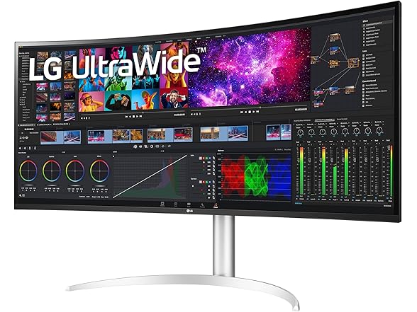 LG 40WP95C-W 40” UltraWide Curved WUHD (5120 x 2160) 5K2K Na (Open Box)