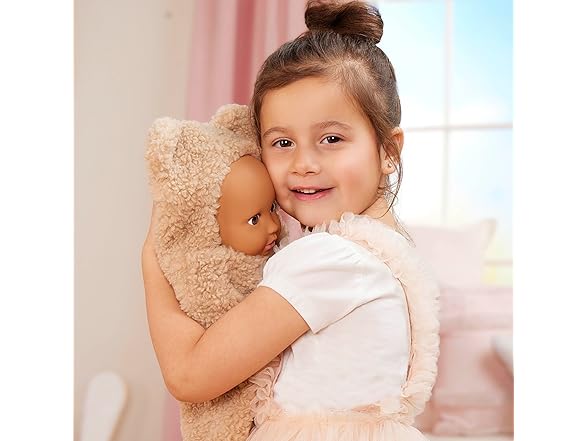 LullaBaby 14-Inch Realistic Baby Doll- Olive Skin