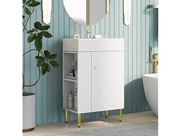 BNSPLY 22 Inch Bathroom Vanity with Sink