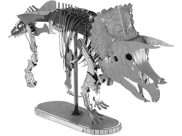 Metal Earth Triceratops Skeleton 3D Metal Model Kit Fascinations
