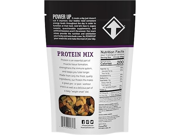 Power Up Premium Trail Mix - Protein Packed 14 oz