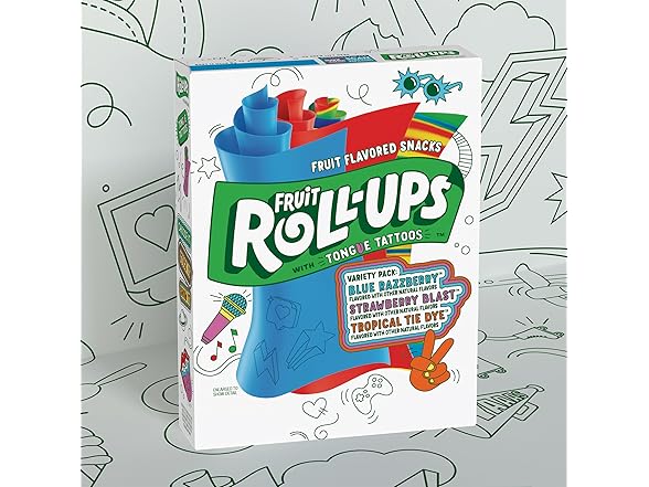 Fruit Rolle Ups Fruit Roll-Ups Fruit Flavored Snacks