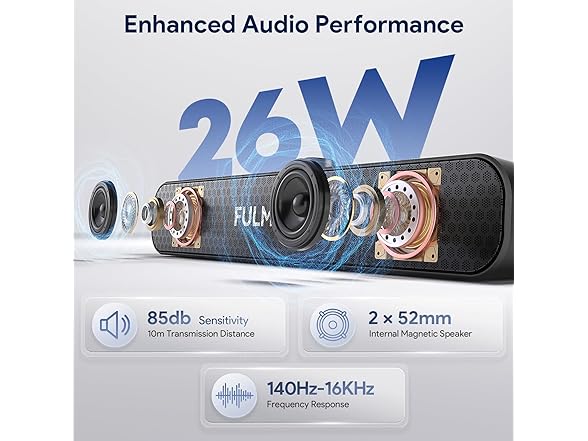 FULMINARE Portable Bluetooth Speaker