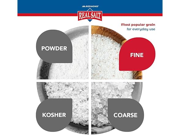 Redmond Real Sea Salt - Natural Unrefined