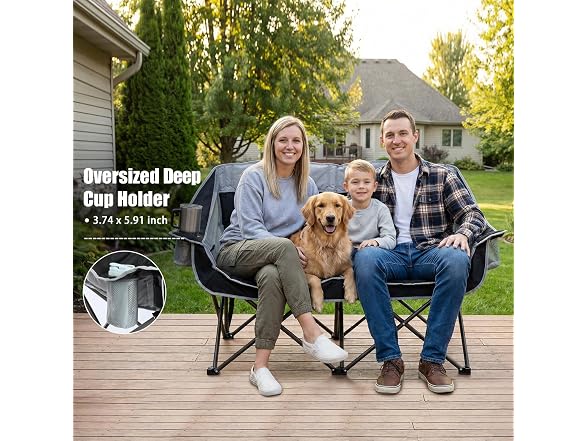SUNNYFEEL Double Camping Chair