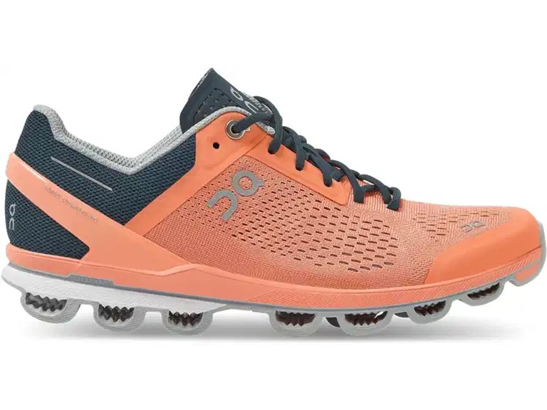 On Running 24.99622 5.5 On Running Cloudsurfer 5 Women's Shoes Coral/Navy Coral/Navy