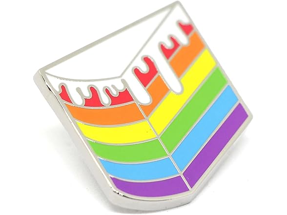 Compoco Lapel Pin Rainbow Cake