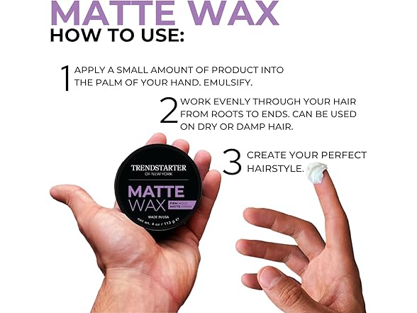 TRENDSTARTER - MATTE WAX (4oz)