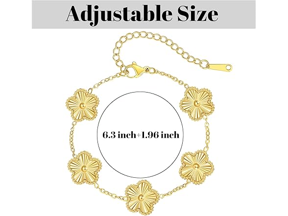 Myrnaist Clover Bracelet 3pcs