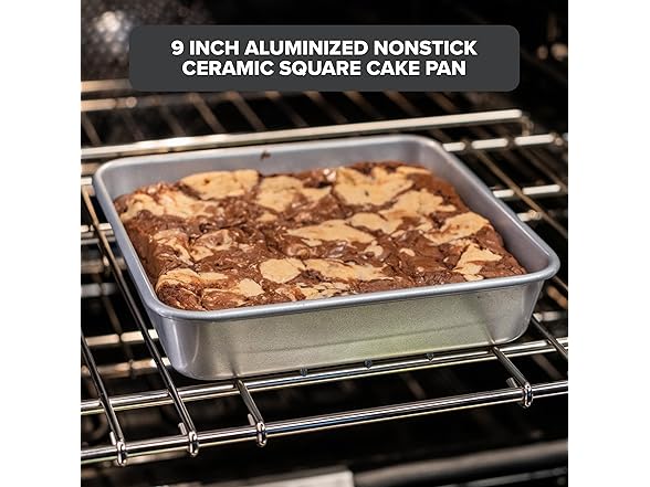 Viking Premium 9-Inch Nonstick Ceramic Square Cake Pan