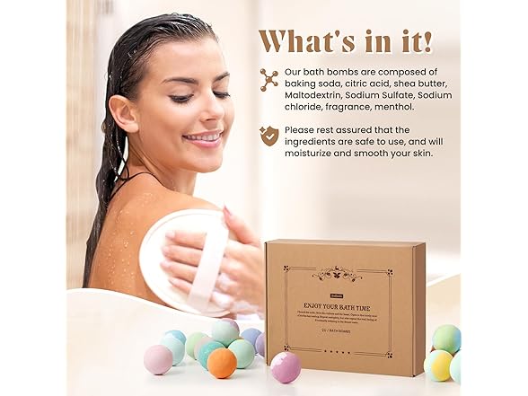 Shea Butter & Safe Oil Bath Bomb