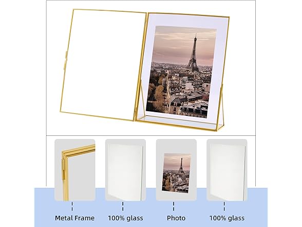 yshengood 8 x 10 Gold Picture Frame