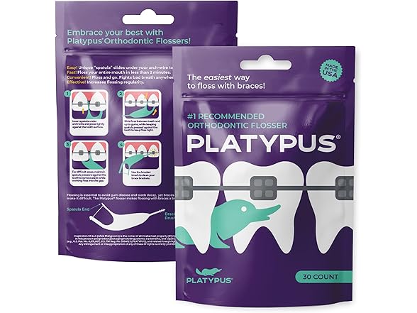 Platypus Orthodontic Flossers for Braces