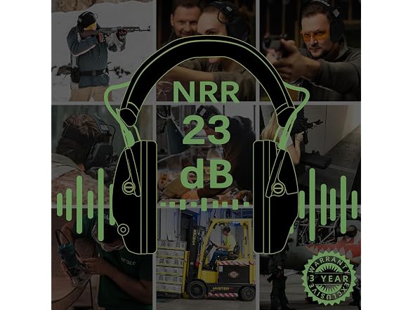 PROHEAR Shooting Ear Muffs, NRR 23dB
