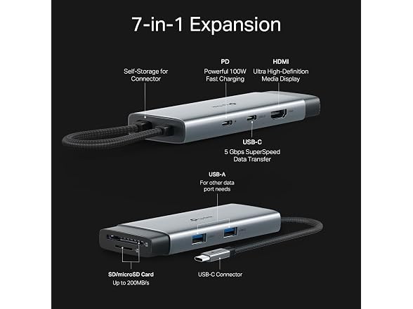 TP-Link USB C Hub 7-in-1 Multiport Adapter