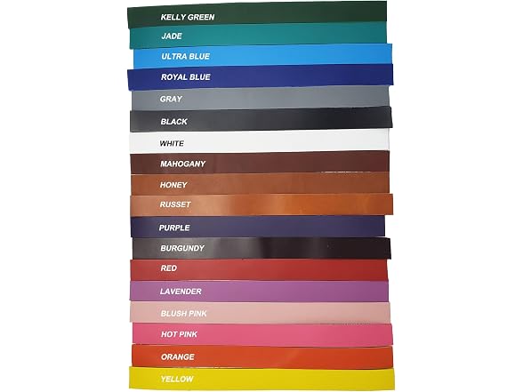 Leather Strips - Bright