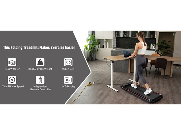 CITYSPORTS 2 in 1 Folding Treadmill