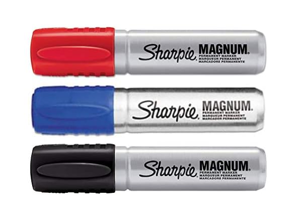 Sharpie Magnum 3-Color Bundle Chisel Tip