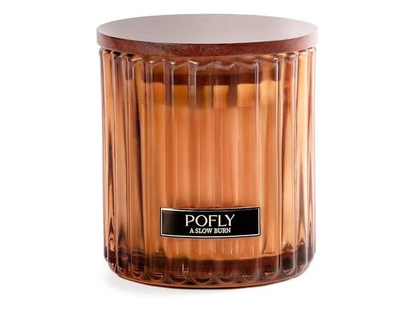 POFLY French Lavender Scented Candle