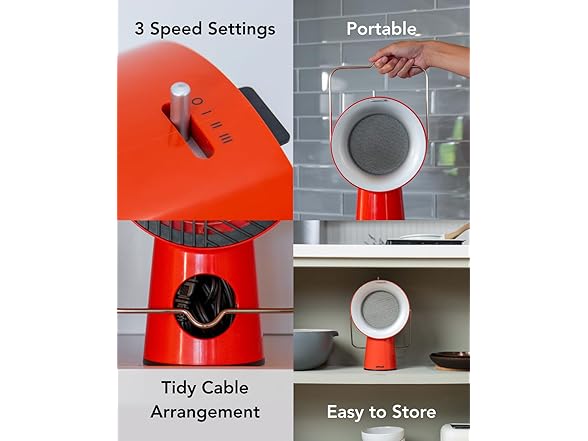 AirHood Wired Range Hood Portable Kitchen Exhaust Fan