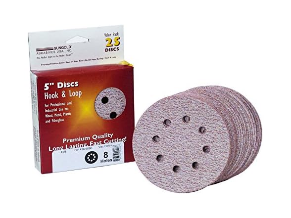 5" Sanding Discs 500 Grit 25pk