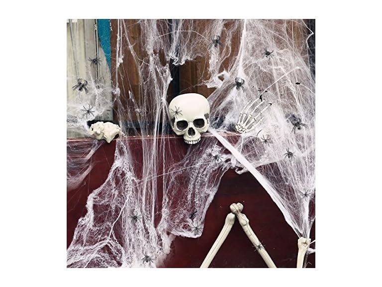 TOYMYTOY Halloween Spider Web Webbing Super House