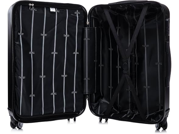 Tucci Italy Lustria 3-Piece Hardside Travel Suitcase Set