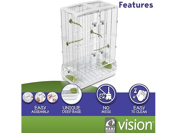 Vision M02 Wire Bird Cage
