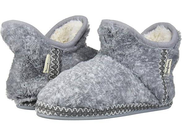 Dearfoams Kids Furry Bootie Slipper